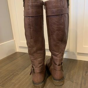 Steve Madden size 6.5 brown leather boots